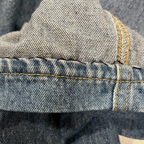 London London Denim Overalls, Med Wash, 18 - Picture 8 of 10